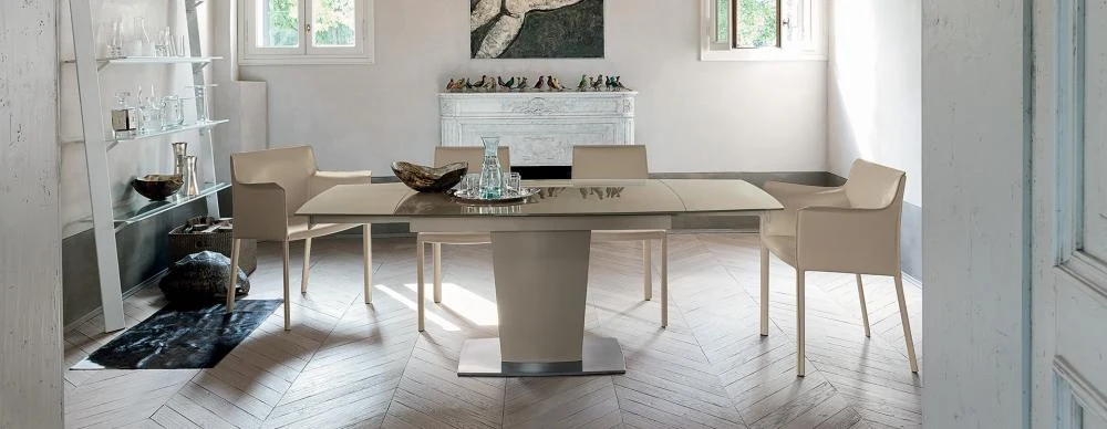 Tavolo Copernico 120 Vetro/Gres Target Point
