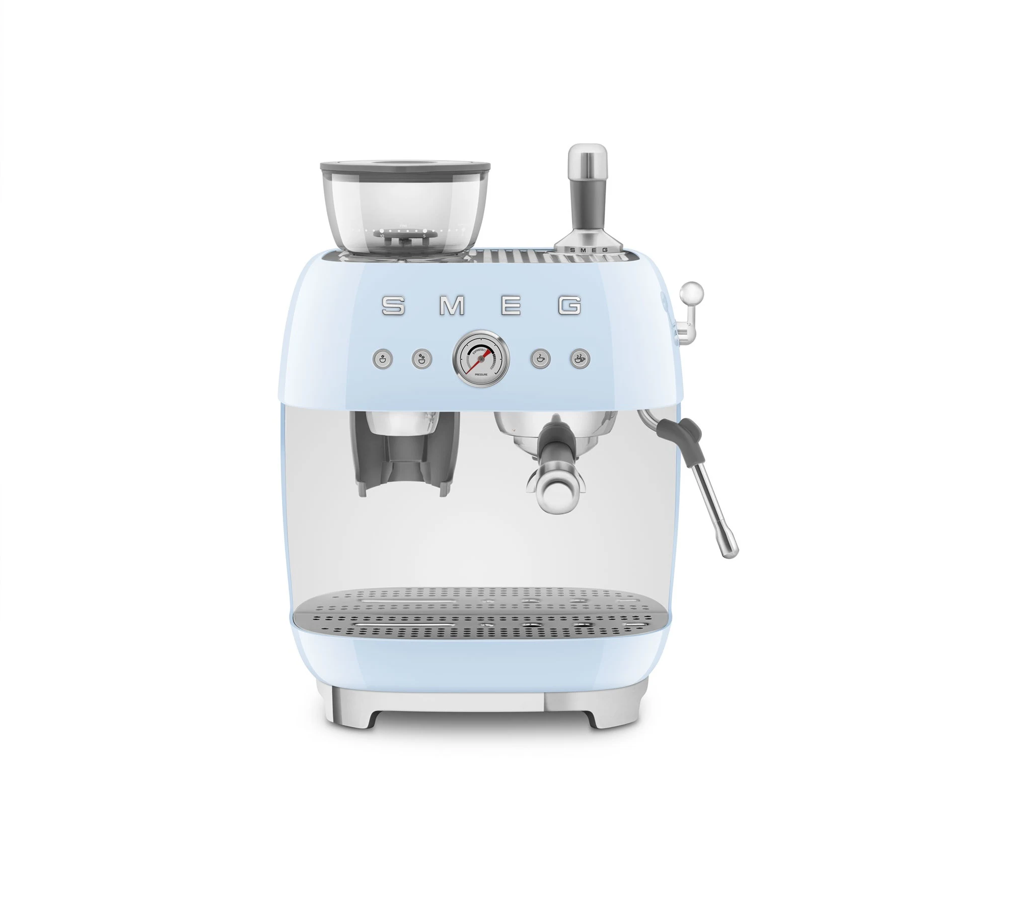 Macchina da caffè espresso manuale con macinacaffè