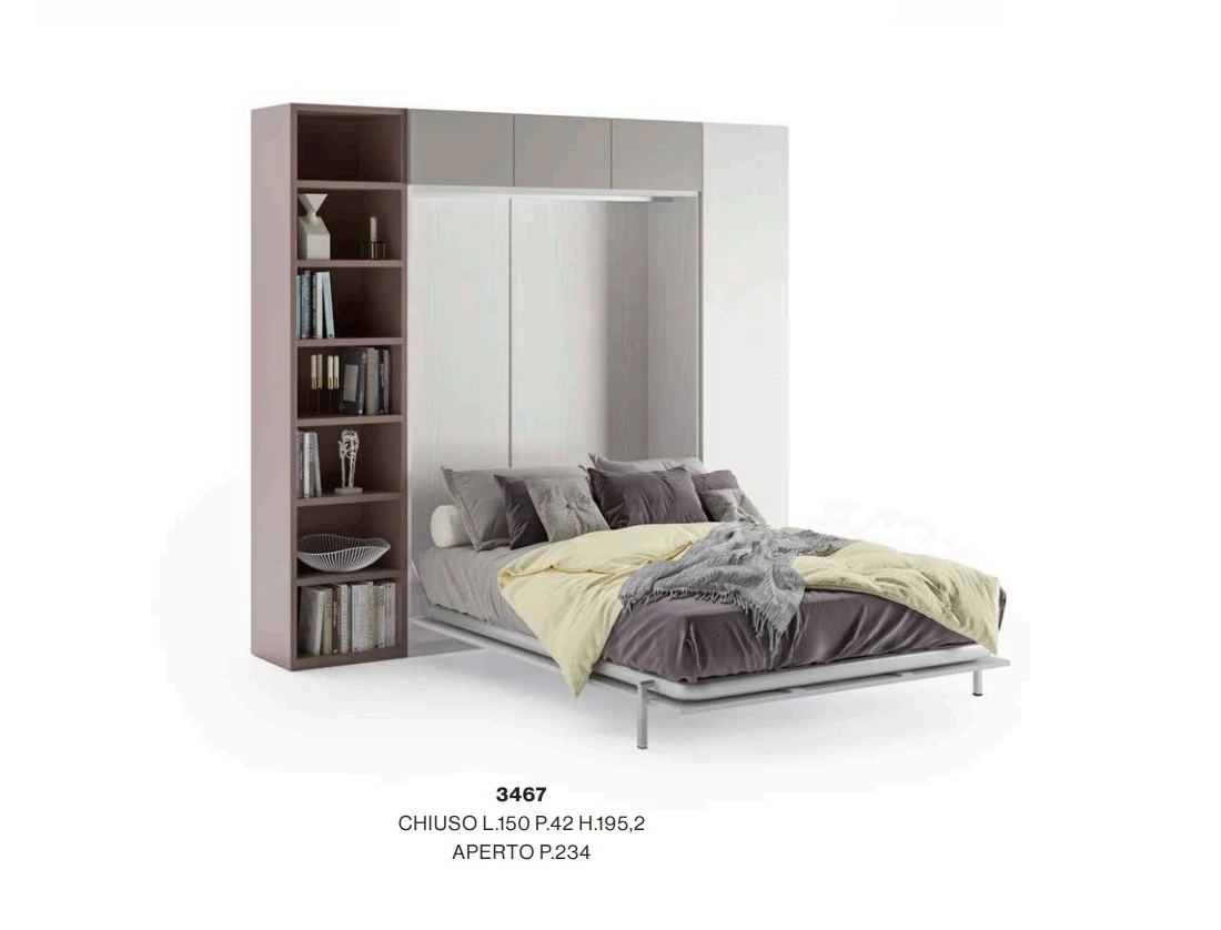 Letto a Scomparsa Giessegi - Mod. 2