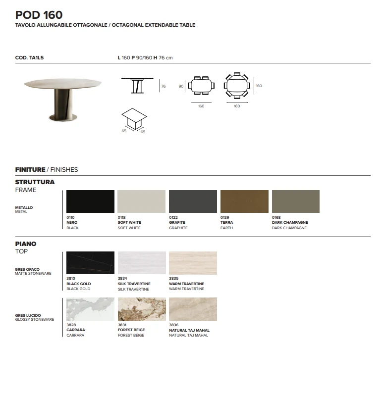 Tavolo Target Point POD 160