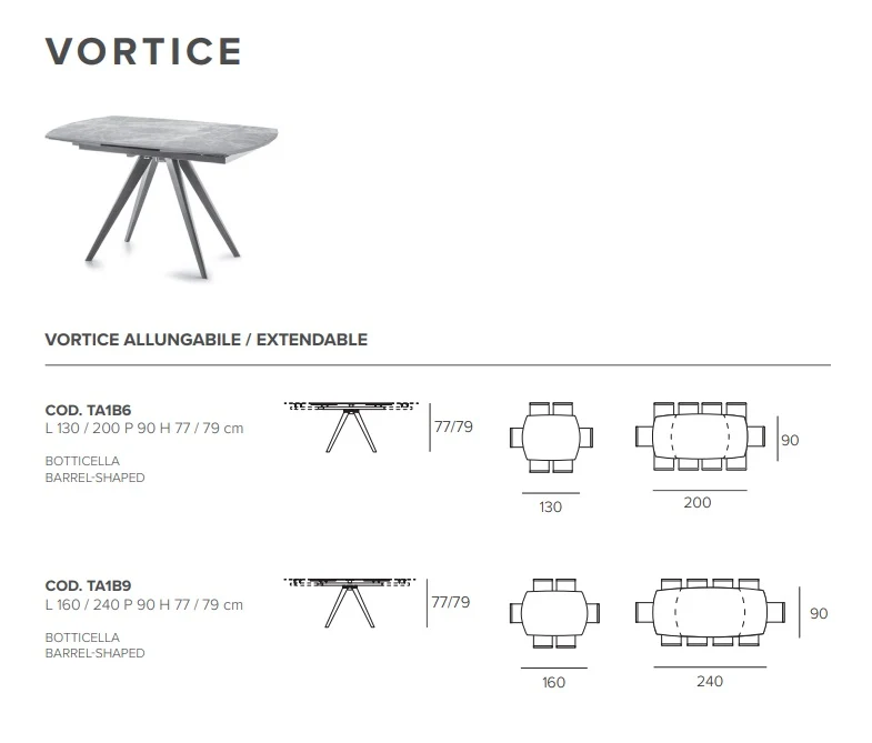 Tavolo Vortice OUTLET