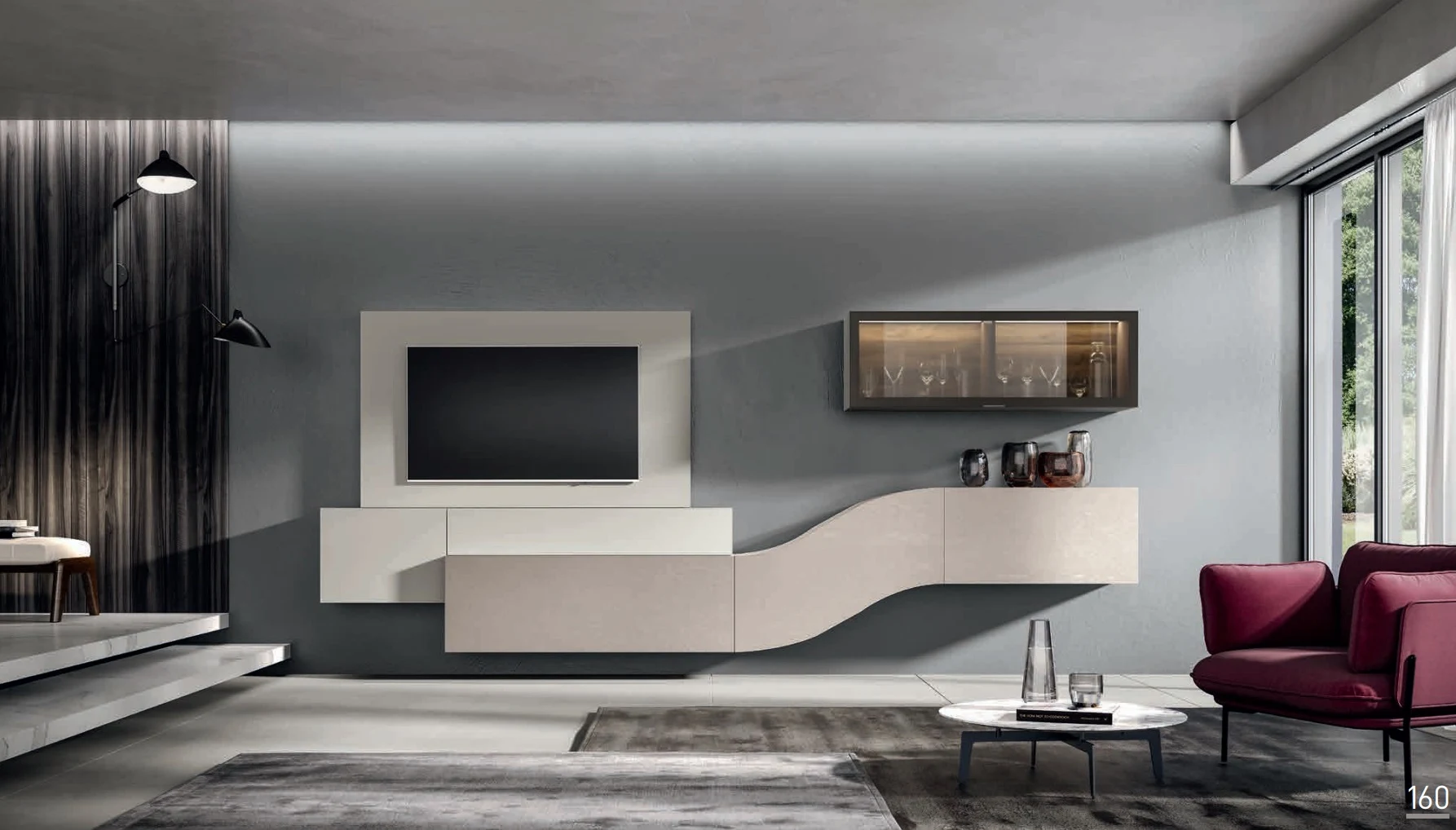 Soggiorno Completo Velvet ArtigianMobili - Mod.160