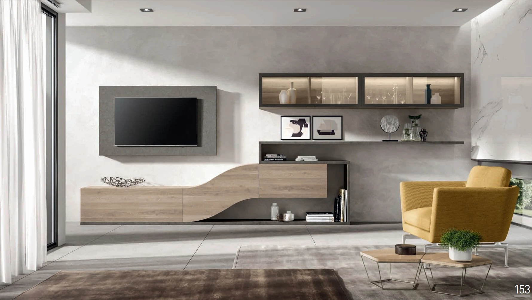 Soggiorno Completo Velvet ArtigianMobili - Mod.153
