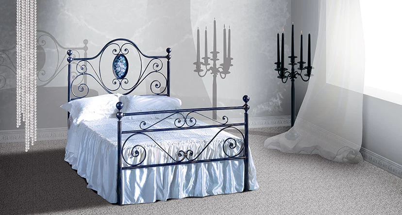 Letto Ferro Battuto Ambra Pama