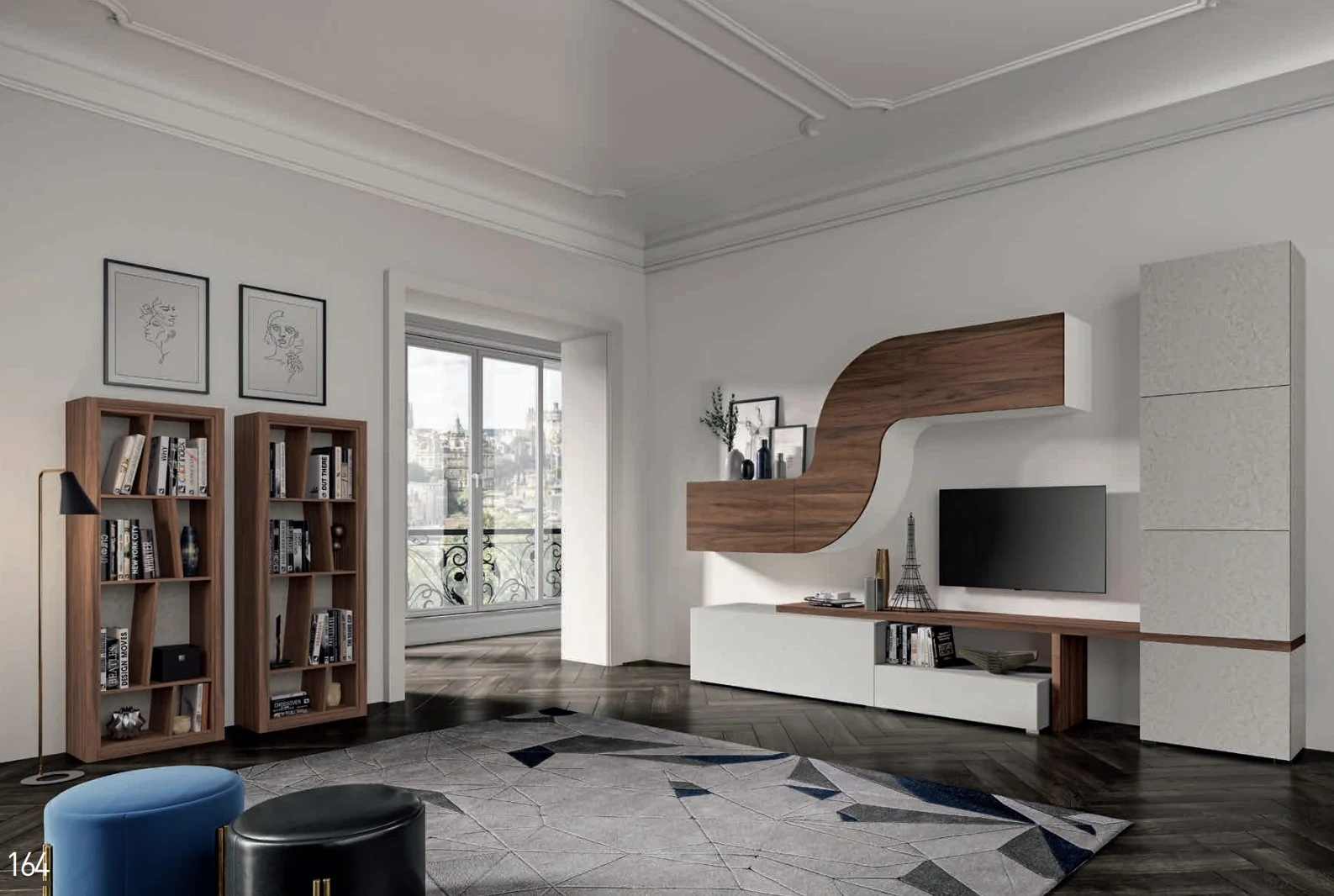 Soggiorno Completo Velvet ArtigianMobili - Mod.164