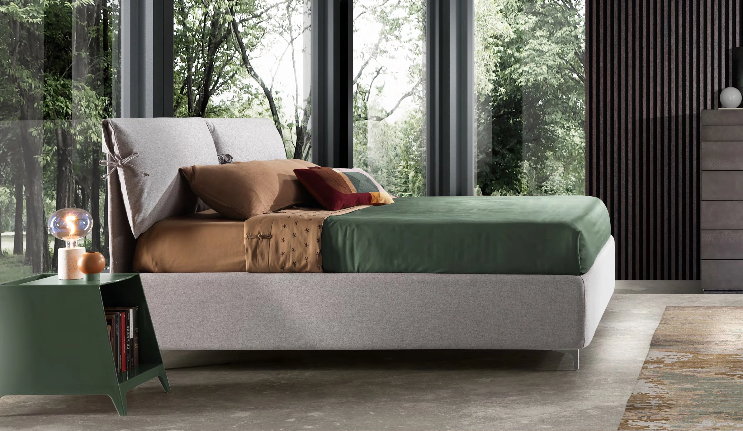 Letto Viola Artigiana Letti