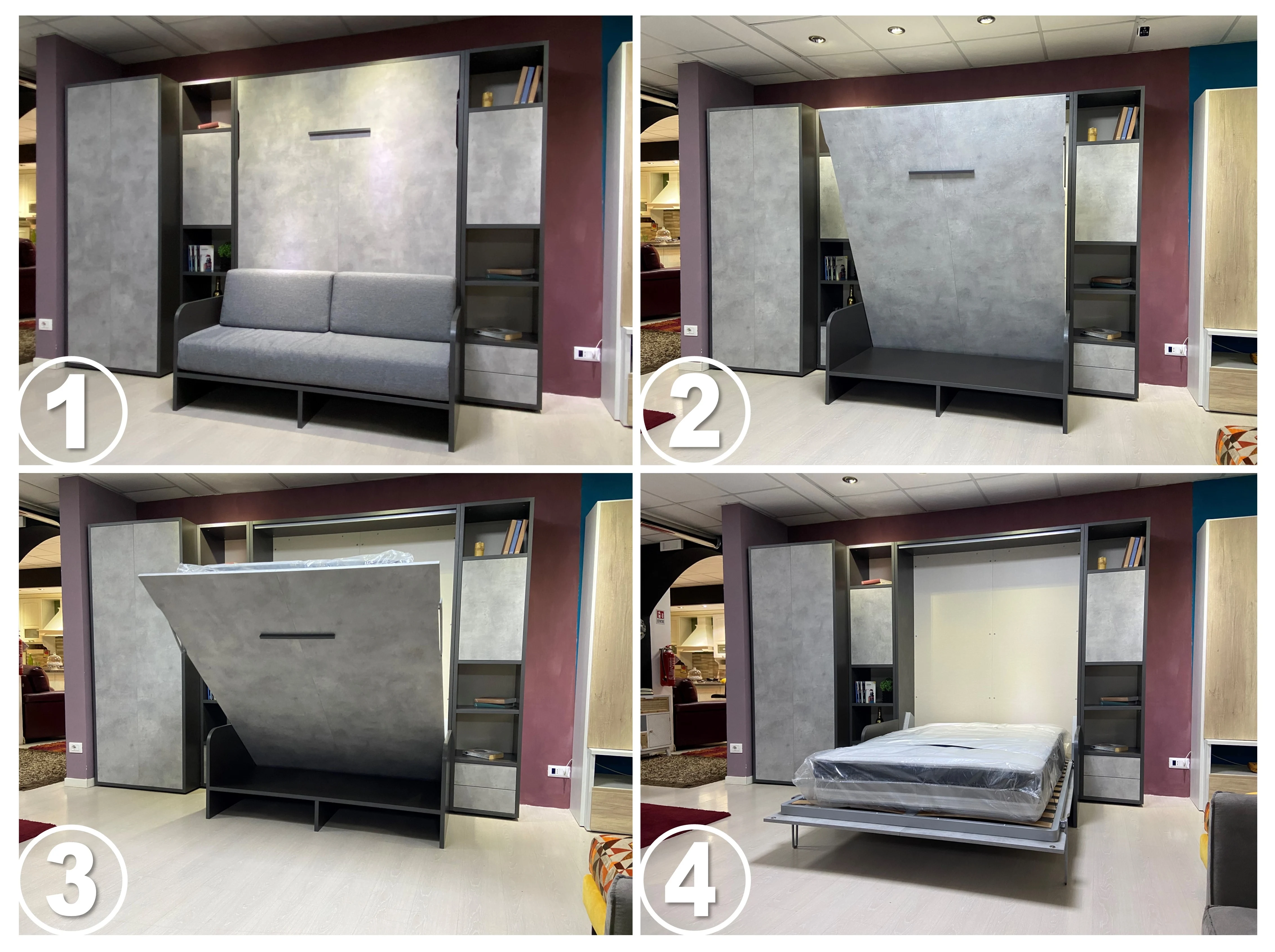Parete Letto a Scomparsa Easy Bed