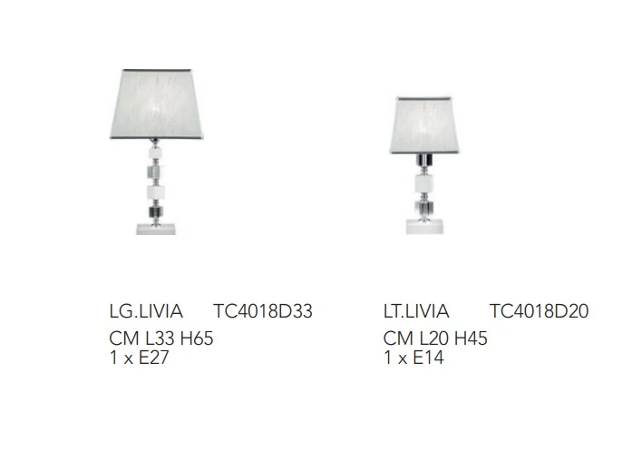 Lampada da Tavolo Livia Ondaluce
