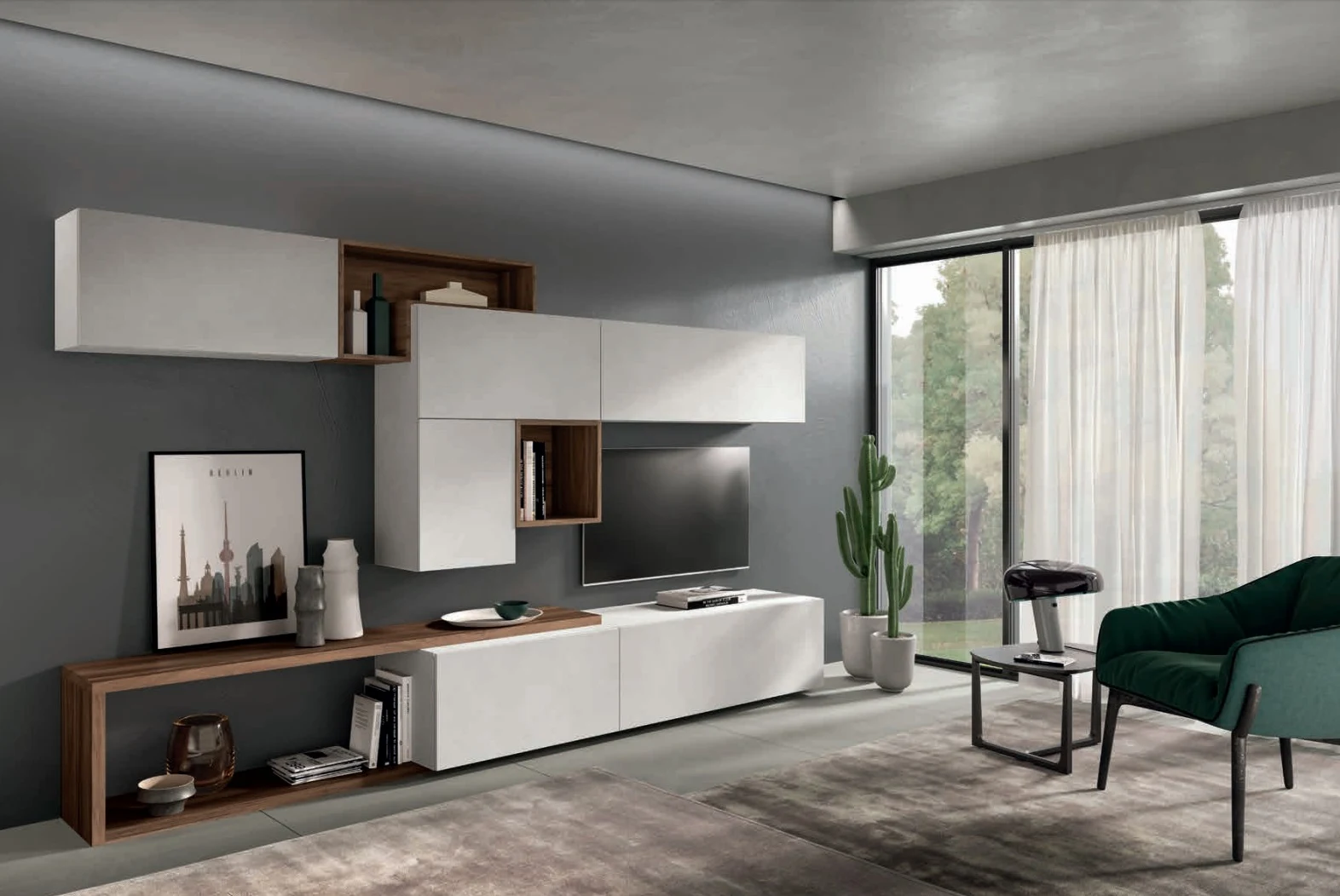 Soggiorno Completo Velvet ArtigianMobili - Mod.166