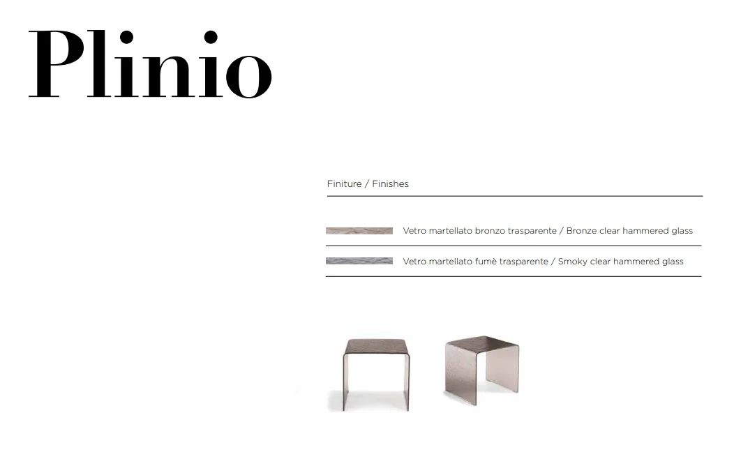 Tavolino Capodarte Plinio