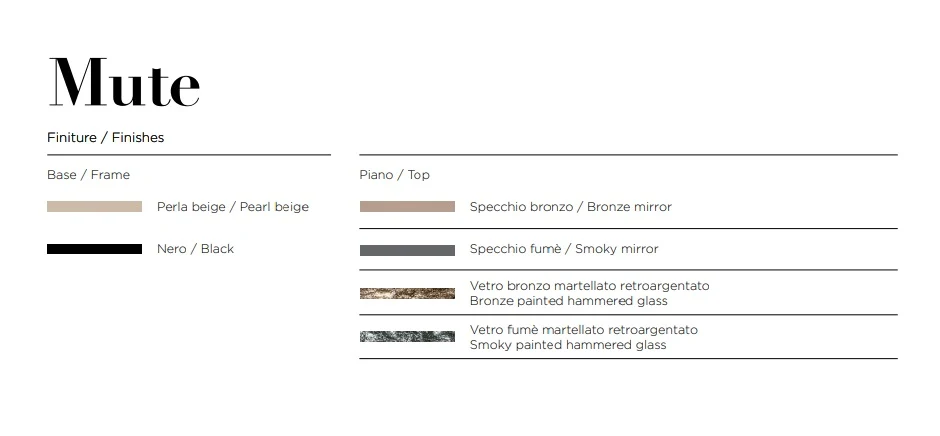 Tavolino Capodarte Mute