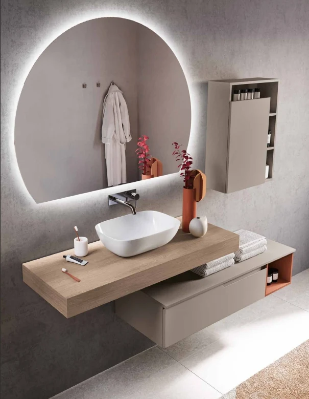mobile bagno sospeso