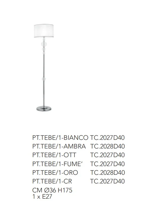 Lampada da Tavolo Tebe Ondaluce