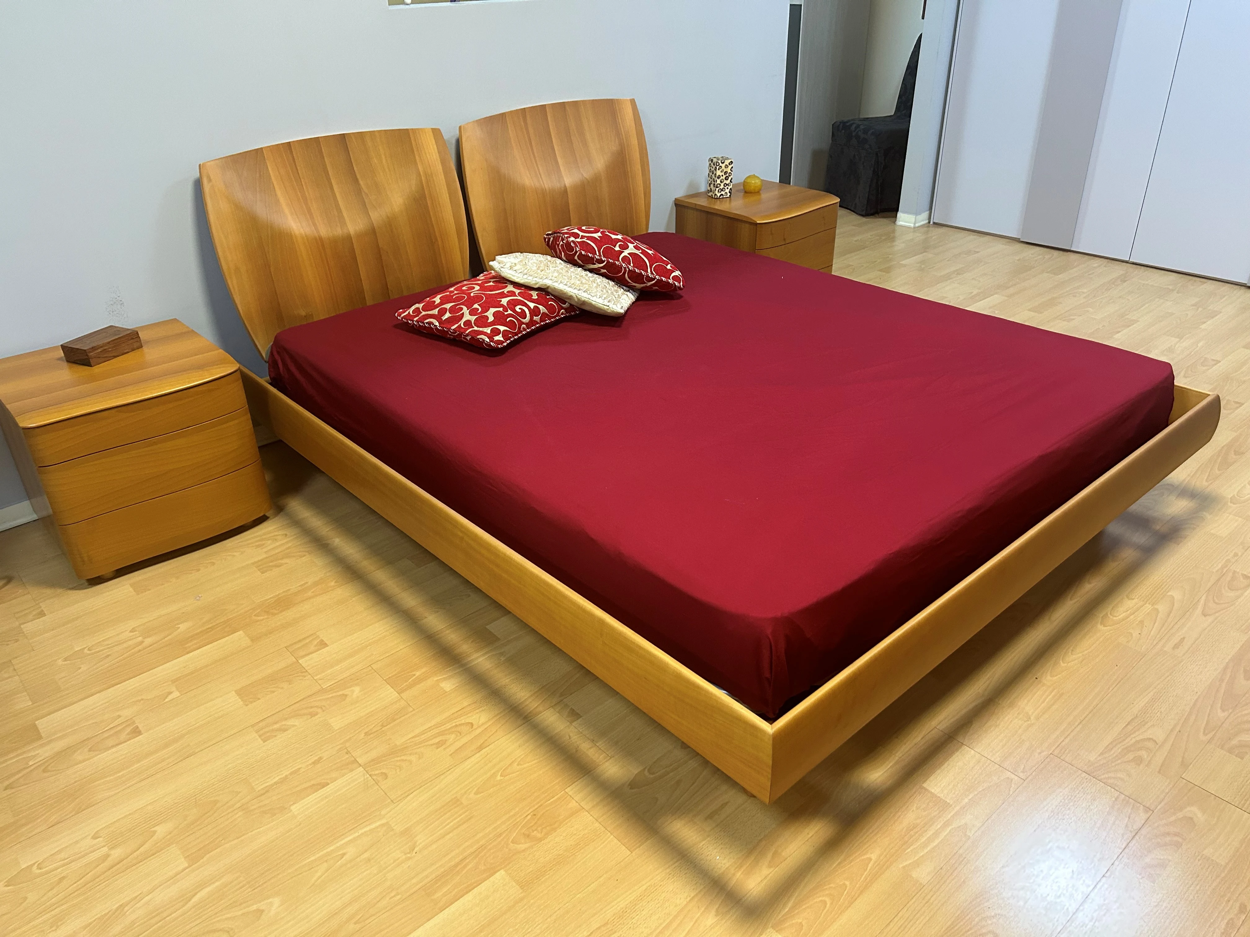 Outlet - Letto e Gruppo Matis in Ciliegio