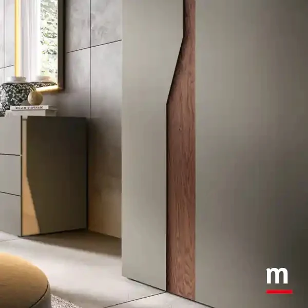 Armadio combinato, con ante scorrevoli Brezza