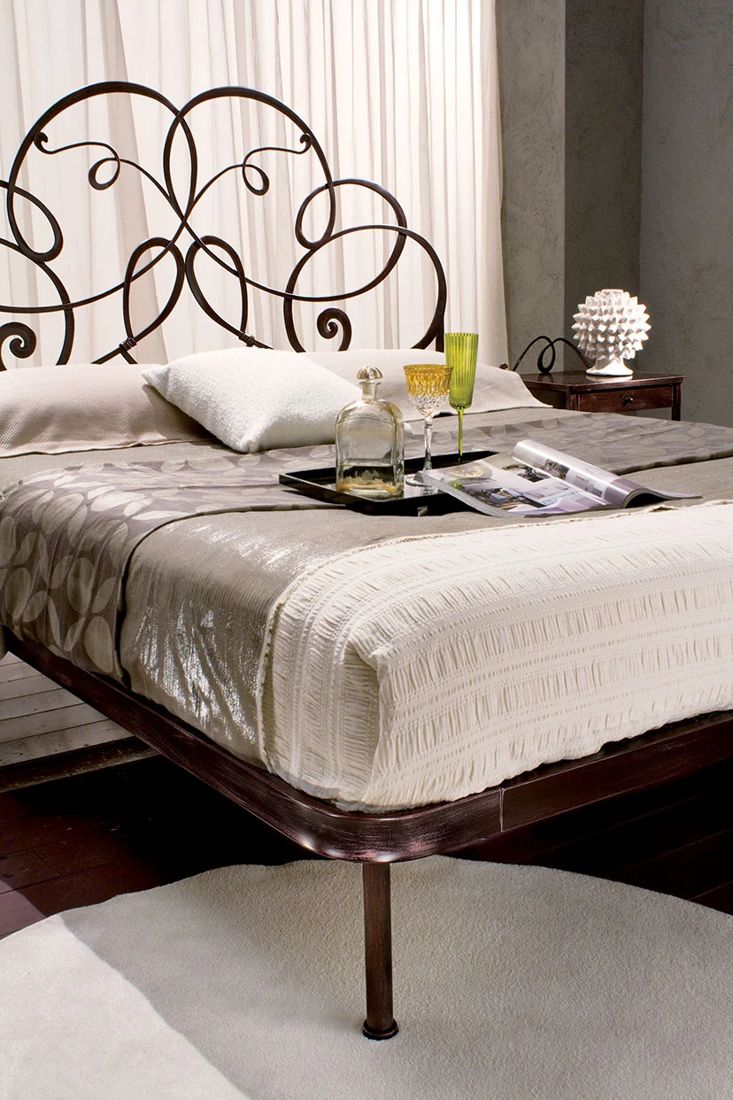 Letto Ferro Battuto Marsiglia Pama
