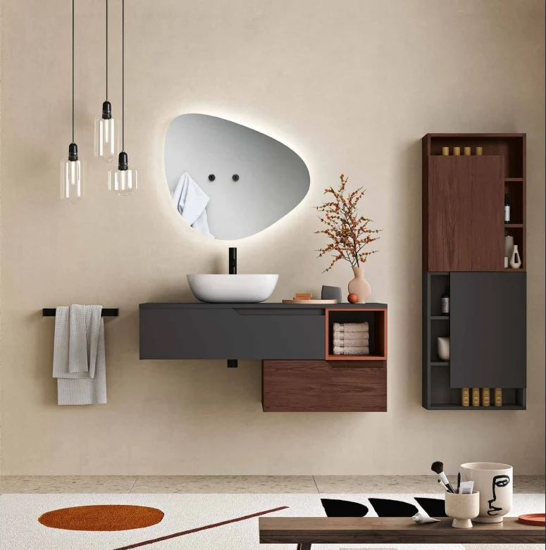 mobile bagno sospeso