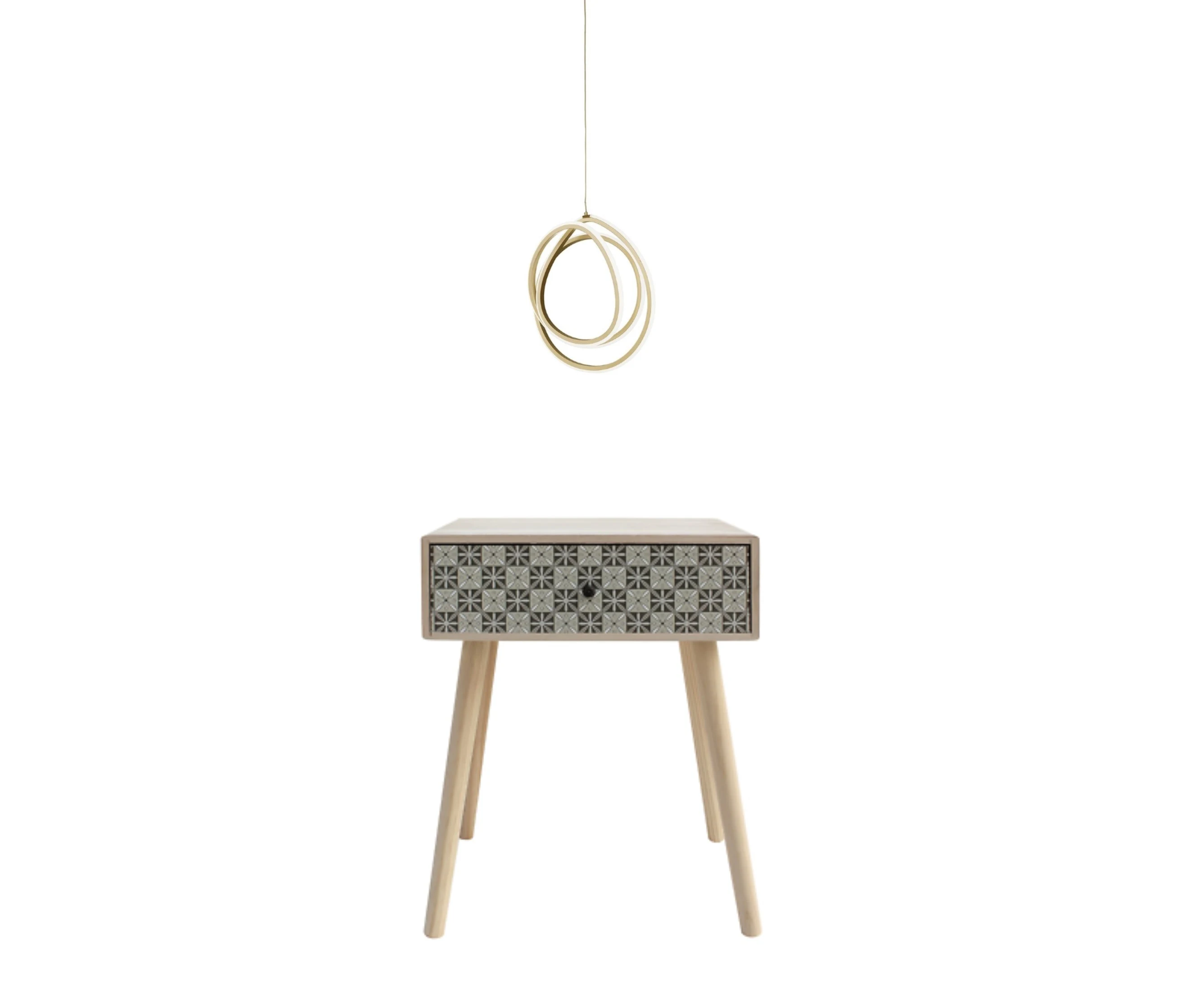 Lampada Comodino a Sospensione Golden Ondaluce