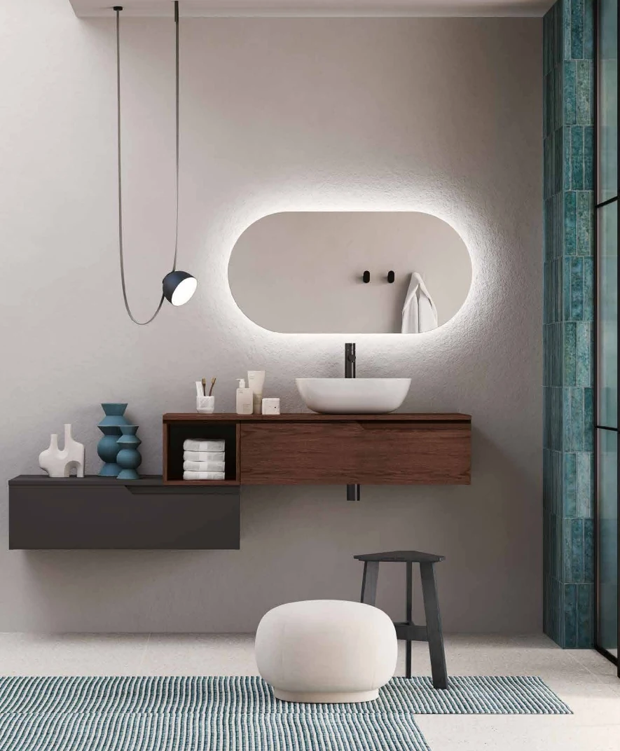 mobile bagno sospeso