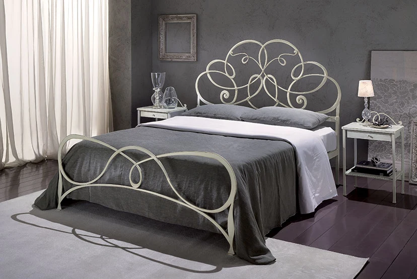 Letto Ferro Battuto Marsiglia Pama