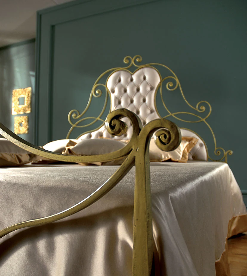Letto Ferro Battuto Ginevra Pama