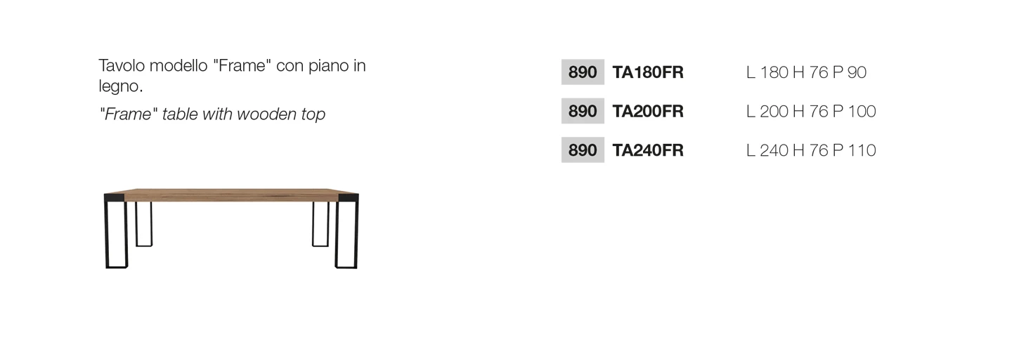 Tavolo Frame Devina Nais