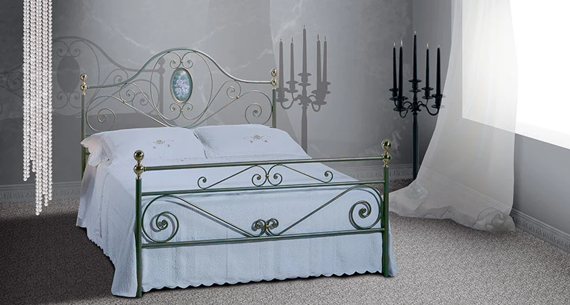 Letto Ferro Battuto Ambra Pama