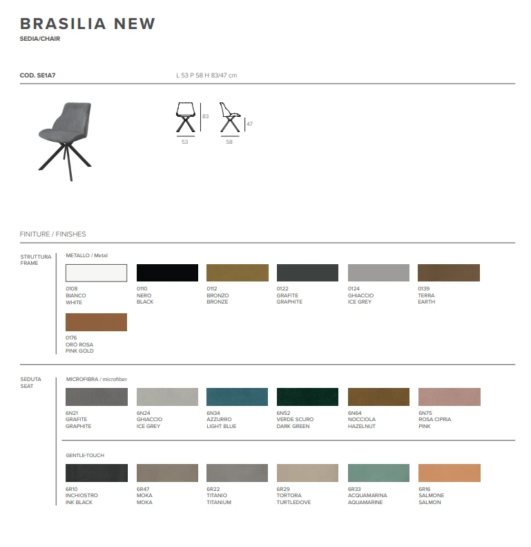 Sedia Target Point Brasila NEW