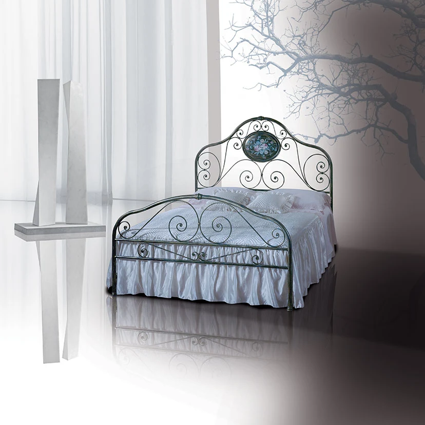 Letto Ferro Battuto Aurora Pama