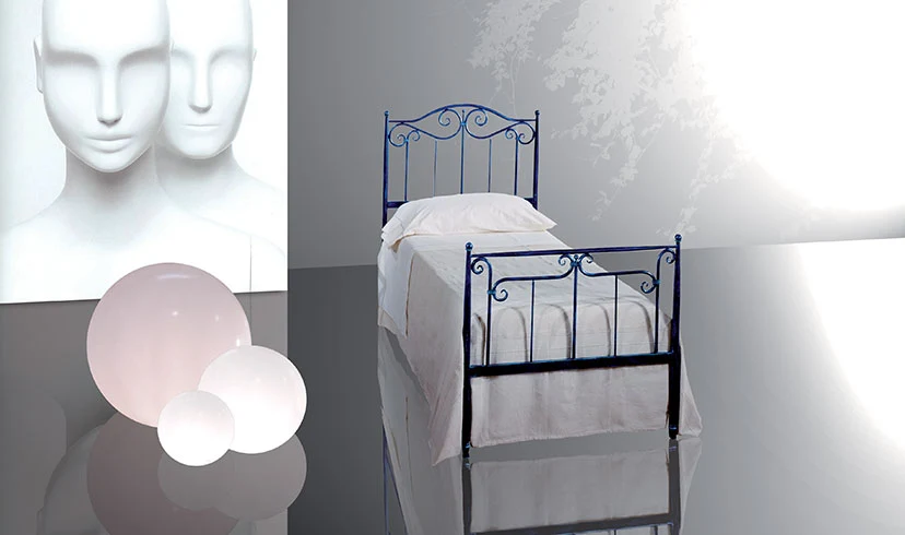 Letto Ferro Battuto Dante Pama
