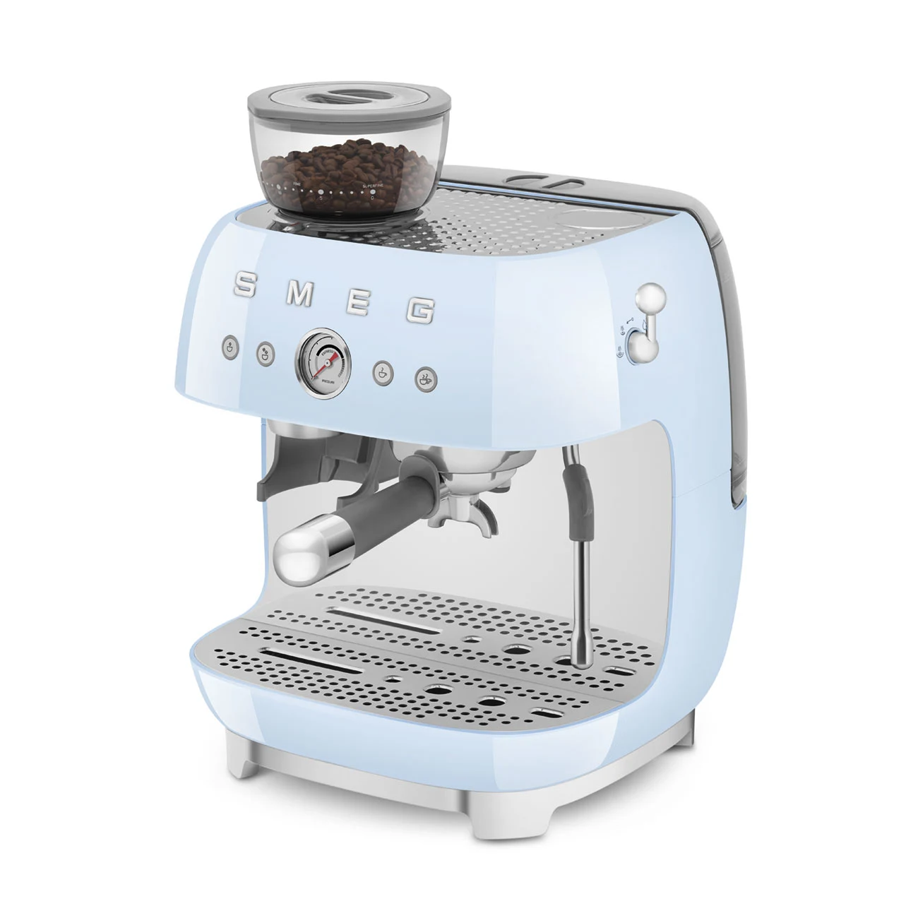 Macchina da caffè espresso manuale con macinacaffè