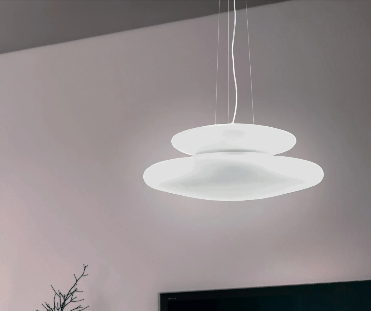 Lampada Soffitto a Sospensione Pagoda Ondaluce