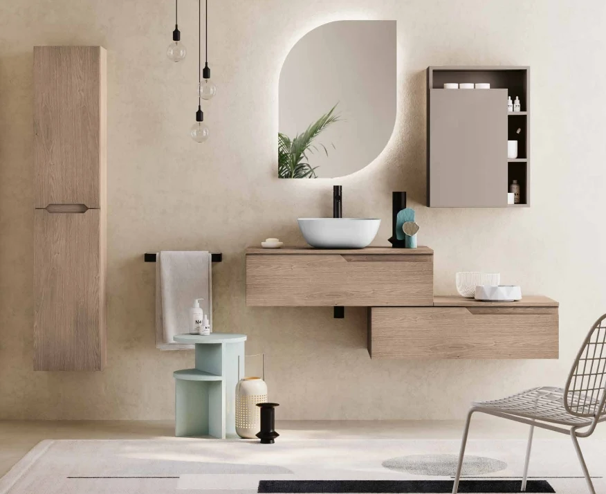 mobile bagno sospeso