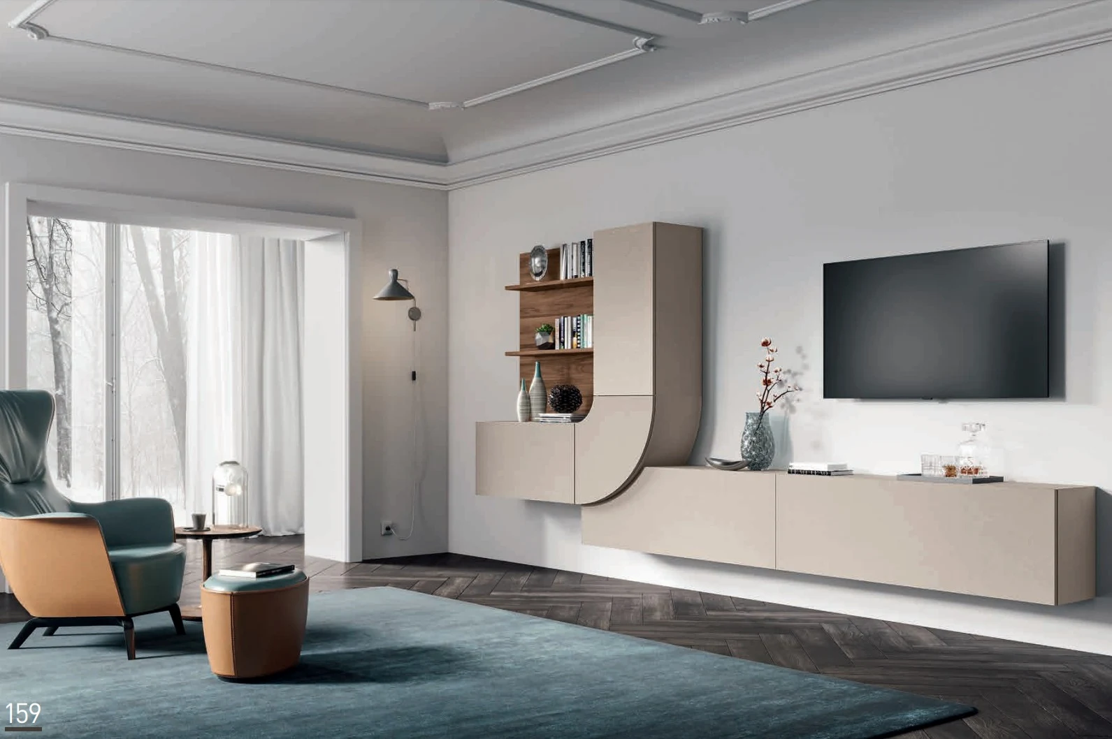 Soggiorno Completo Velvet ArtigianMobili - Mod.159