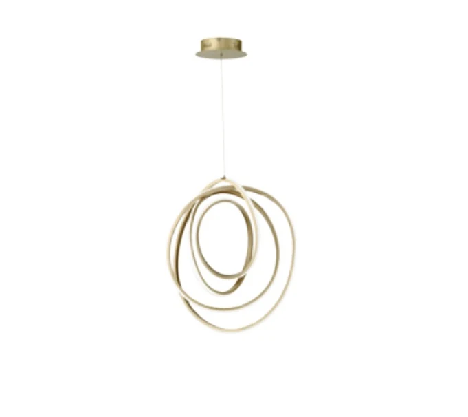 Lampada Soffitto a Sospensione Golden Ondaluce
